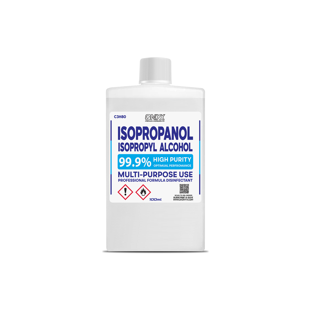 ONYX Isopropyl Alcohol 99.9% IPA 100ml