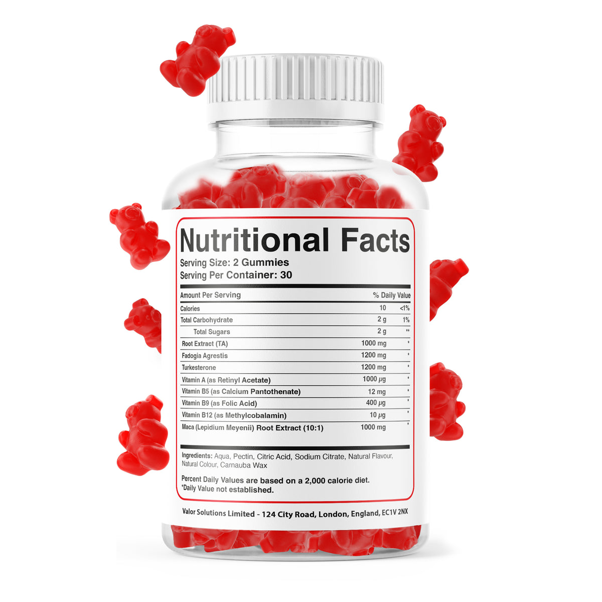 ONYX Test-B Gummies - Triple Formula Blend Natural Gym Supplement 60 Vegan Gummies Fitness Dietary